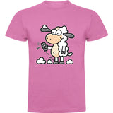 Camiseta hombre manga corta - Oveja esquilada.