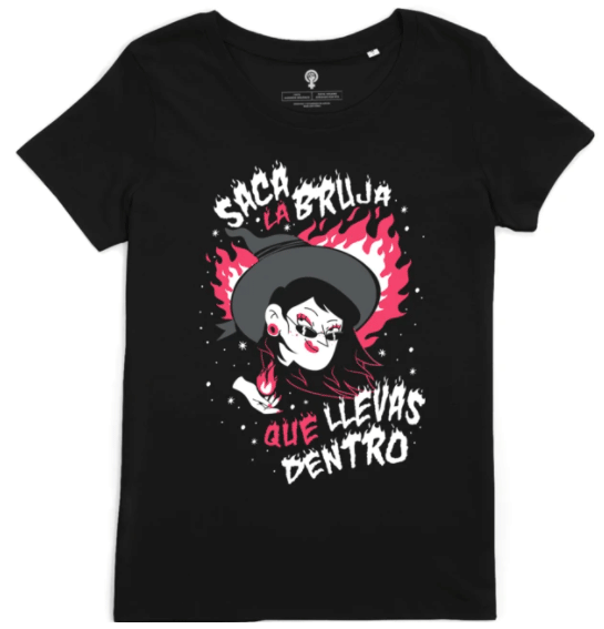 Camiseta Feminista Saca la bruja que llevas dentro