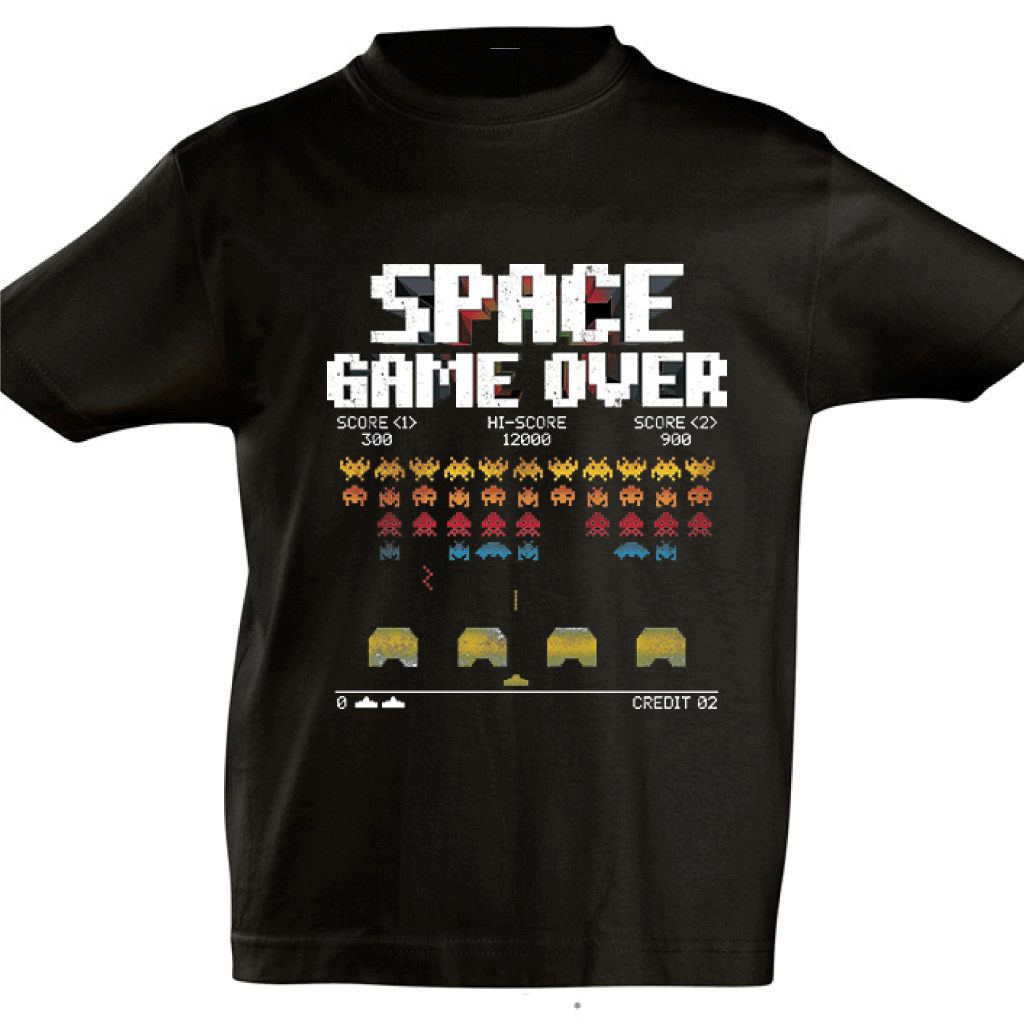 Camiseta manga corta niño - Space Game.