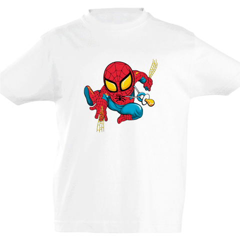 Camiseta manga corta niño - Spiderman con chupete.