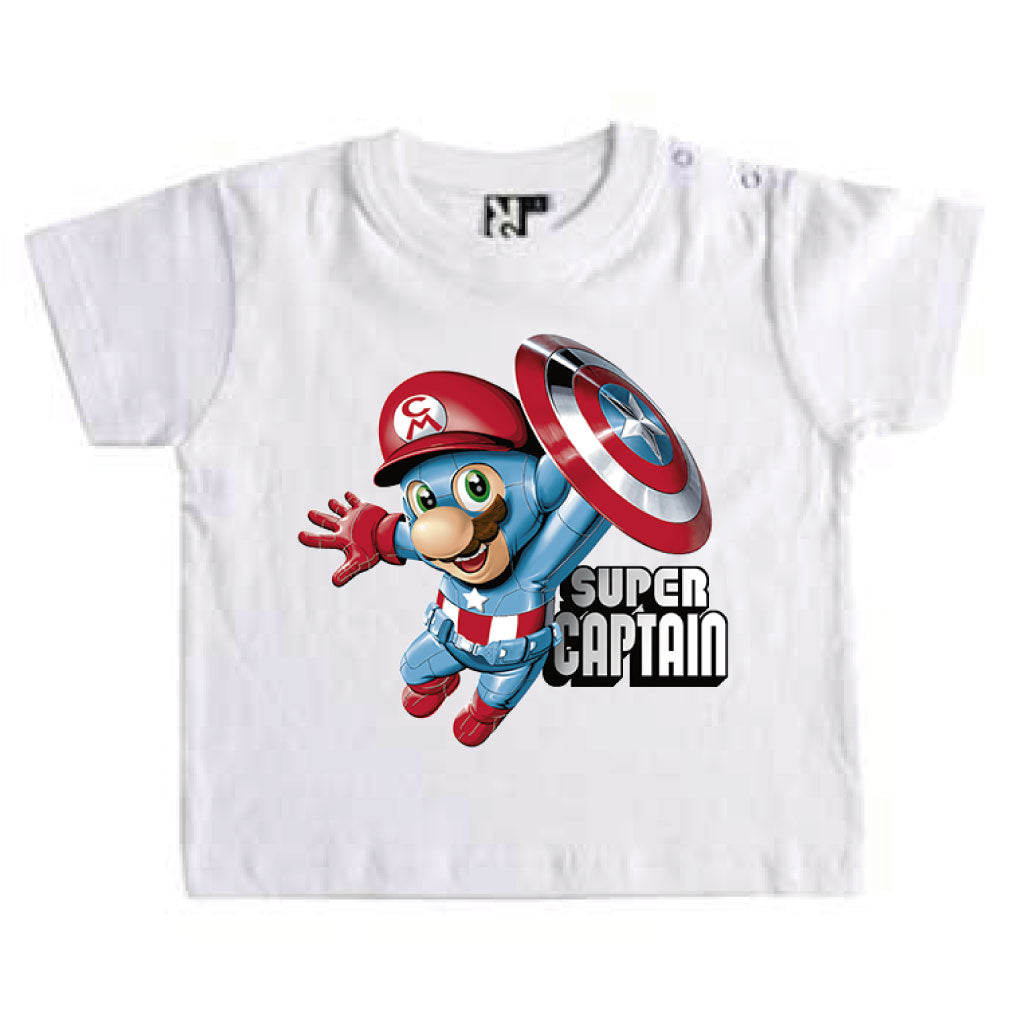 Camiseta de 0 a 2 años - Super Capitán.