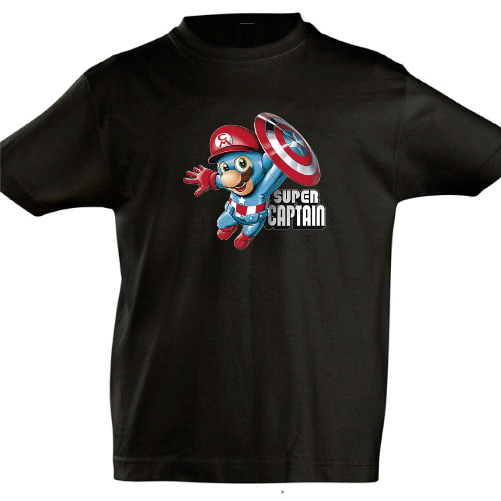 Camiseta manga corta niño -Super Capitán.