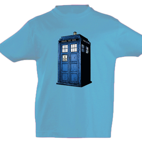 Camiseta manga corta niño - Tardis.