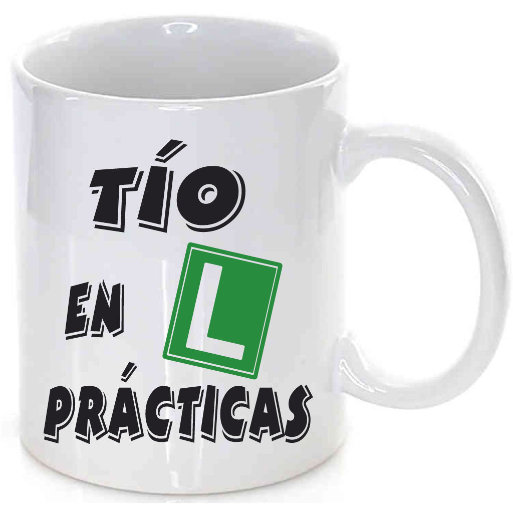 Taza Tío en prácticas.
