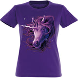 Camiseta mujer cuello redondo - Unicornio.
