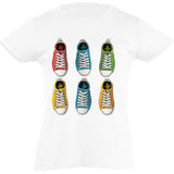Camiseta manga corta niña - Zapatillas.