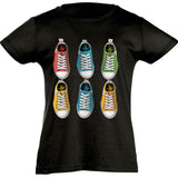 Camiseta manga corta niña - Zapatillas.