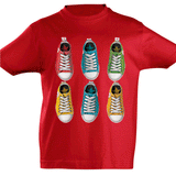 Camiseta manga corta niño - Zapatillas.