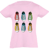 Camiseta manga corta niña - Zapatillas.