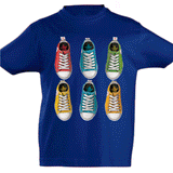 Camiseta manga corta niño - Zapatillas.