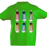 Camiseta manga corta niño - Zapatillas.